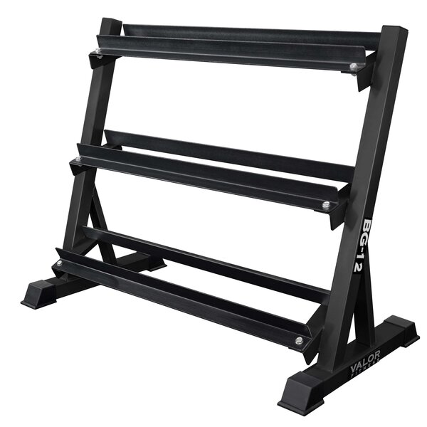 Military Weight Racks Valor Fitness - Dumbbell 3 Tier Storage Rack - Military & First ...