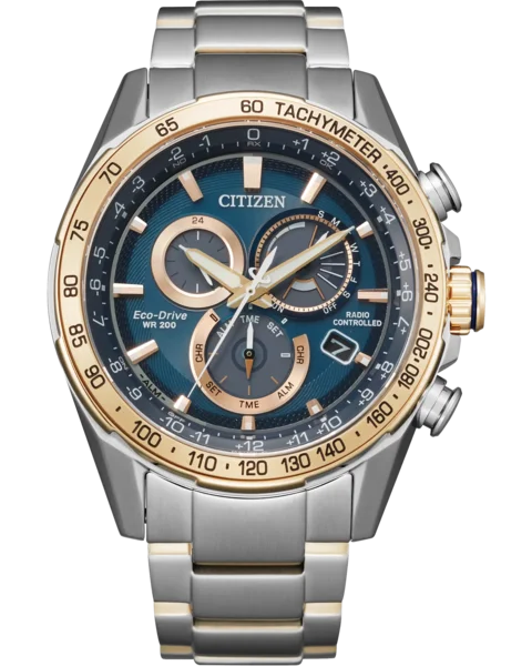 Citizen Watch - Men's 43 mm Eco-Drive PCAT Stainless Steel Watch