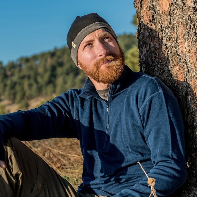 Minus33 - Midweight Men's Wool 1/4 Zip - 100% Merino Wool