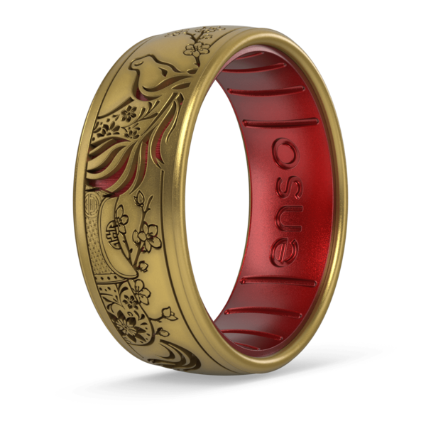 Enso Rings - Etched Lunar New Year Silicone Ring - Year of the Horse ...
