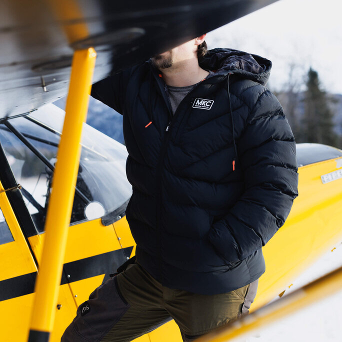 Montana Knife Company - GRINNELL PUFFY ZIP JACKET - BLACK