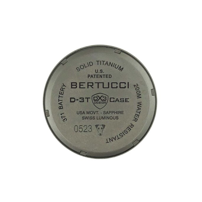 Bertucci Watches - D-3T RETROFORM EPIC - Black Dial w/ Obsidian
