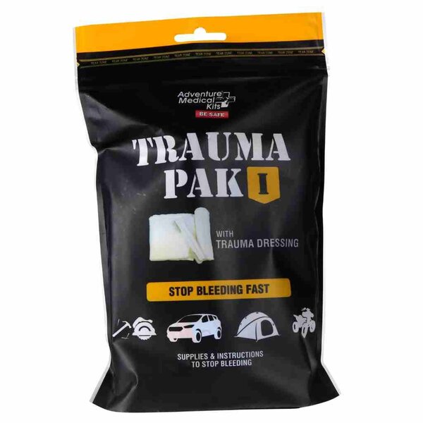 Adventure Medical Kits - Trauma Pak 1 First Aid Kit for Wound Dressing ...