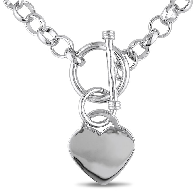 Locking Silver Fine Rope Chain Necklace w/Filigree Slide Pendant - Free  Engraving – Eternity