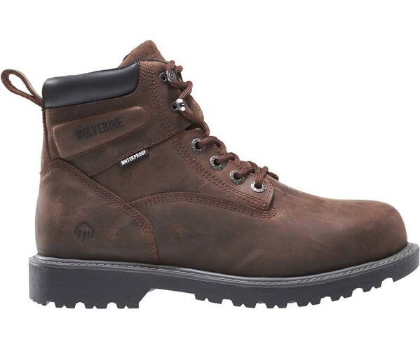 Wolverine - Men's Floorhand Steel Toe Boots Military Discount | GovX