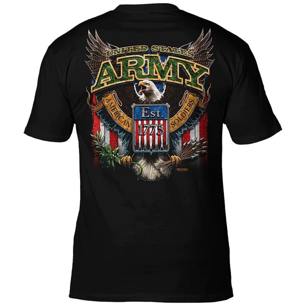 7.62 Design - Men's Army Fighting Eagle T-Shirt Military Discount | GovX