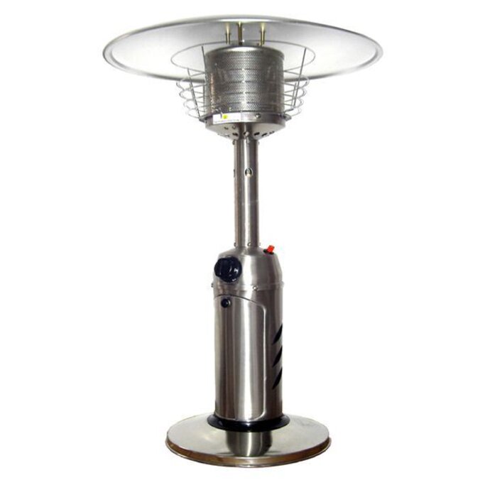 Fire Sense Stainless Steel Table Top Patio Heater