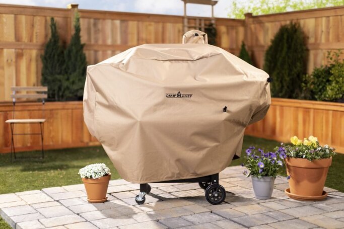 Camp Chef Pellet Grill Long Patio Cover Discounts for Veterans