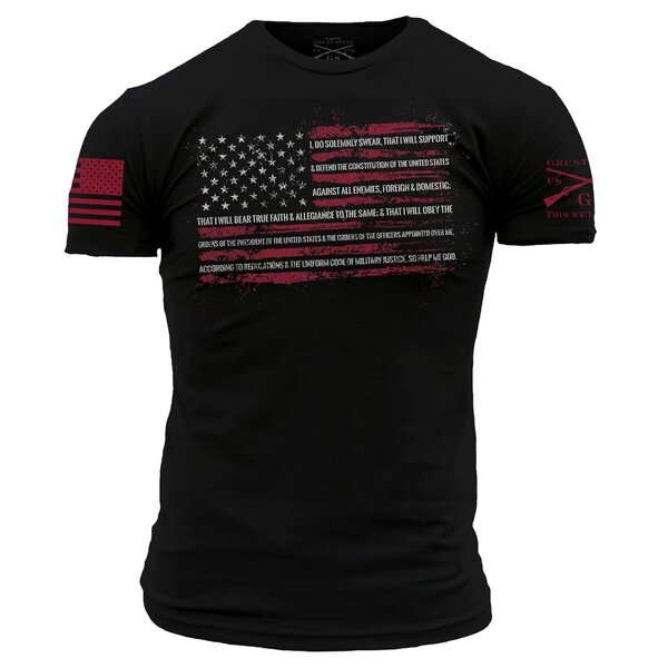 Grunt Style - Men's The Oath T-Shirt - Discounts for Veterans, VA ...