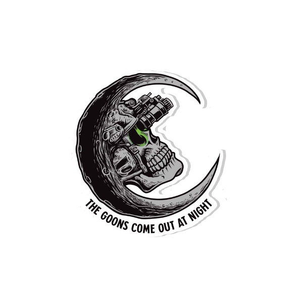 Savage tacticians goons come out at night sticker military first
