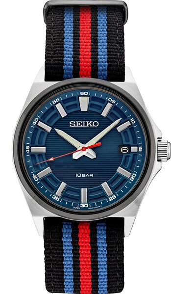Seiko - Men's 40mm Essentials Nylon Strap Watch - Military & Gov't ...