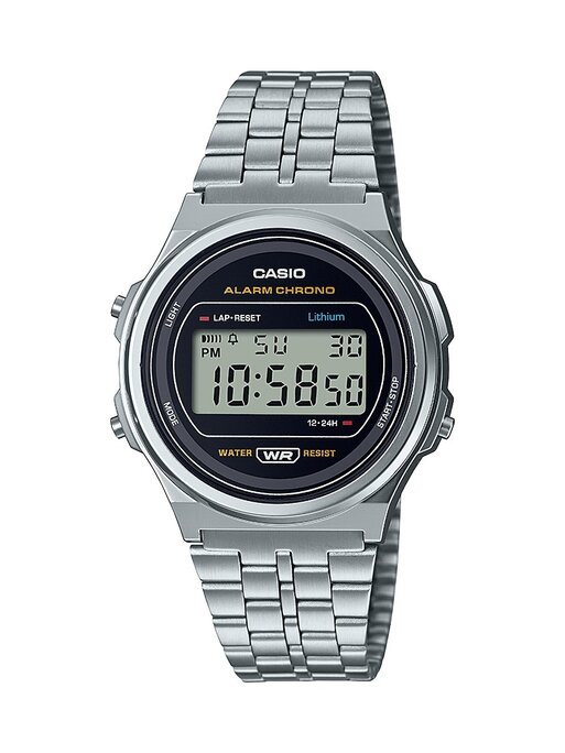 Casio Men's Edifice Classic Stainless Steel Bracelet Watch with Black Dial  - EFB108D-1AV 