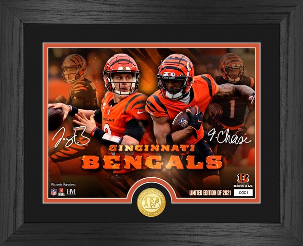 The Highland Mint - Joe Burrow & Ja'Marr Chase Cincinnati Bengals Bronze  Coin Photo Mint - Discounts for Veterans, VA employees and their families!