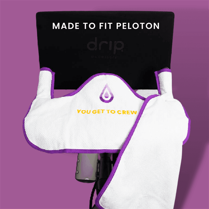 Spin Bike Handlebar Sweat Towel  Spintowel for use with PELOTON bike – Drip  Accessory