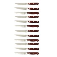 Berghoff Pakka Stainless Steel 12pc Steak Knife Set 4.75, Pakka