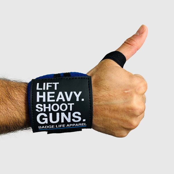 The Badge Life Lift Heavy Shoot Guns Heavy Duty Wrist Wraps Set the-badge-life-lift-heavy-shoot-guns-heavy-duty-wrist-wraps-set