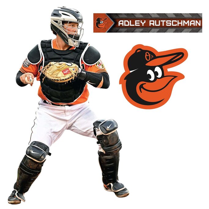 Baltimore Orioles: Adley Rutschman 2022 Catcher - Officially Licensed MLB  Removable Adhesive Decal