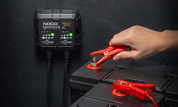 NOCO - 4A 2-Bank Battery Charger - Discounts for Veterans, VA employees and  their families!