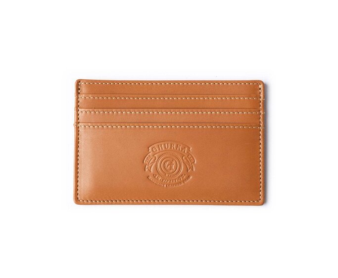 Slim Credit Card Case No. 204 | Vintage Chestnut Leather