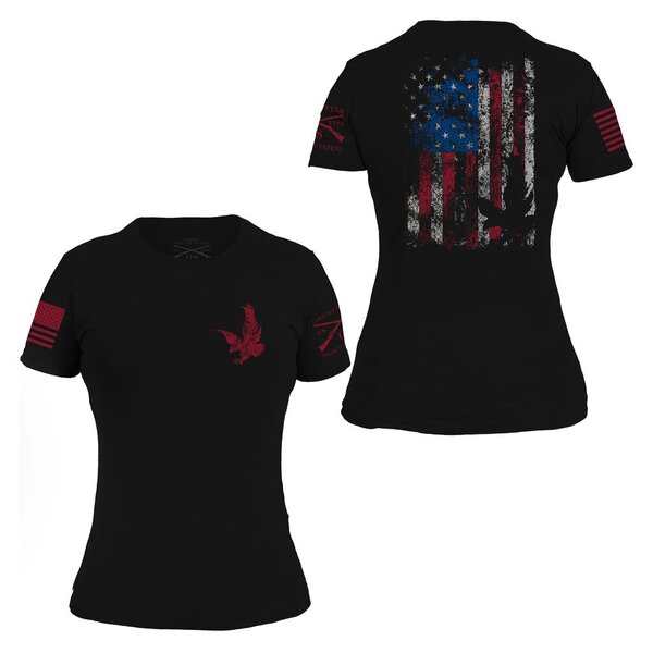 Grunt Style - Women's Freedom Flag T-Shirt - Military & Gov't Discounts ...