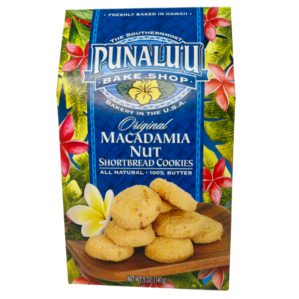 Tastes of Aloha - Punalu'u Bakeshop Original Macadamia Nut Shortbread ...