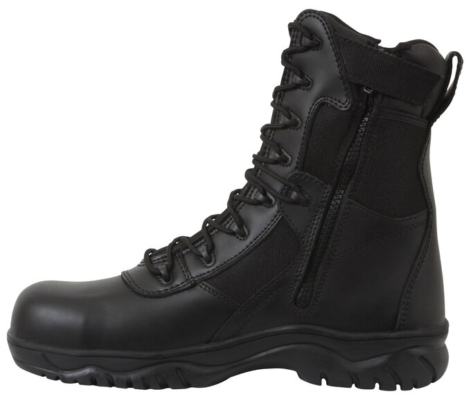 個人装備 ROTHCO US Military Boots with Zipper W8 Rothco - Men's 8