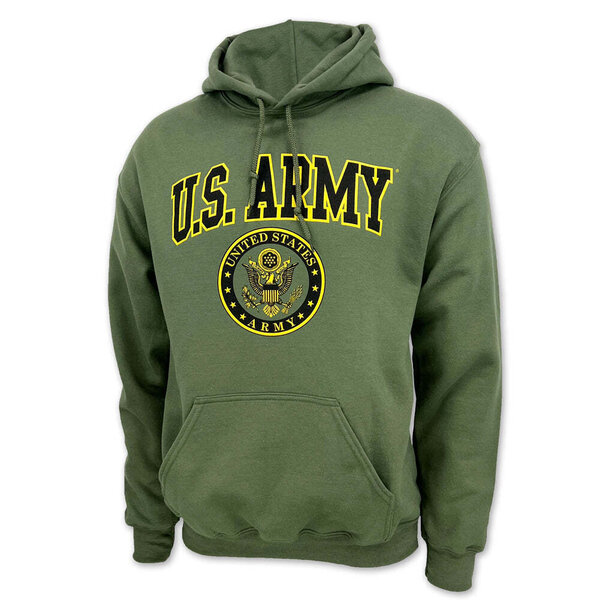 Army Gear - U.S. Army Arched Seal Hood (OD Green) - Military & First ...