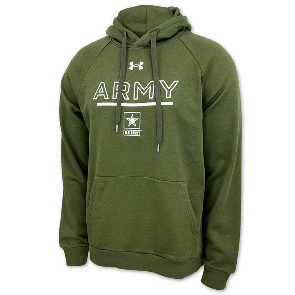 Army Gear U.S. Army Star Under Armour All Day Fleece Hood (OD Green
