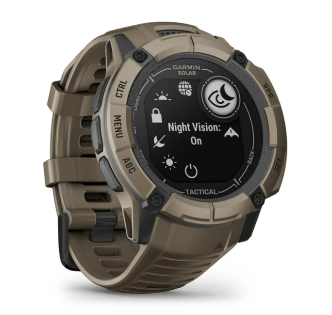 Garmin - Instinct 2X Solar Tactical Edition Watch - Military & Gov