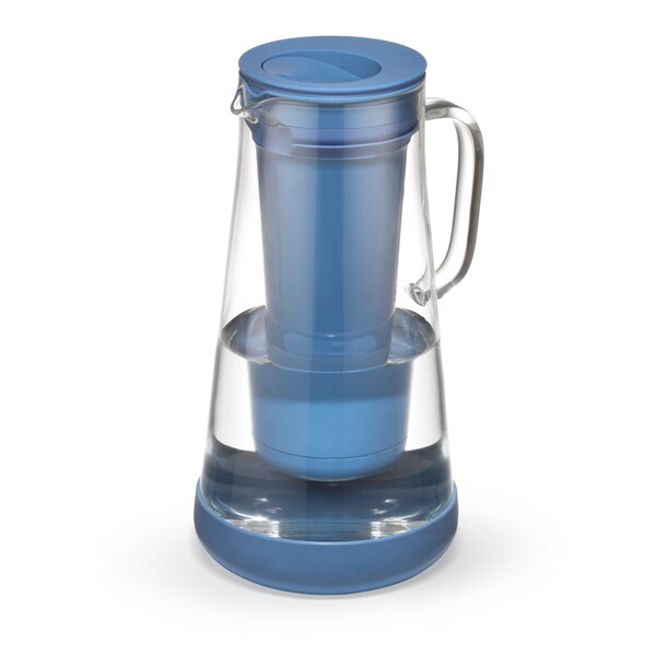 LifeStraw Home 7 Cup Glass Water Filter Pitcher w/ Silicone Base
