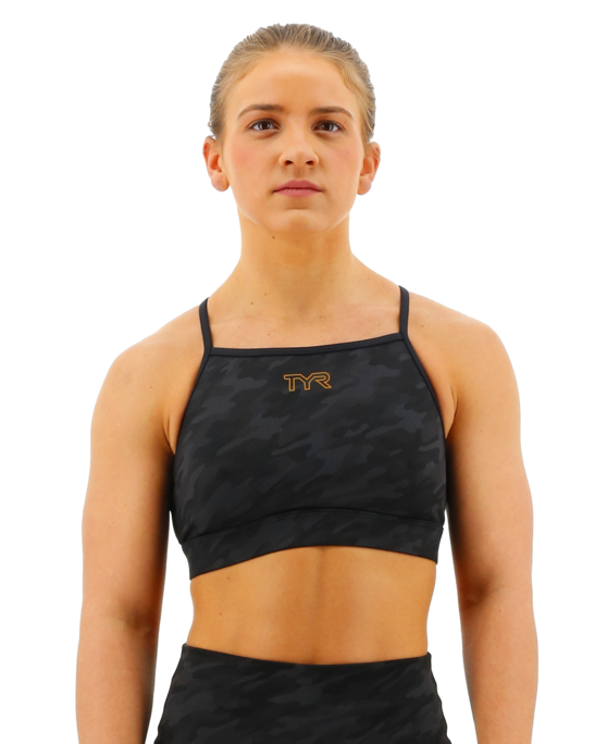 TYR - Women's Base Kinetic™ High Neck Sports Bra - Discounts for Veterans,  VA employees and their families!