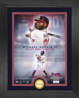 Braves Baseball Highland Mint Ronald Acuna Atlanta Braves Impact Jersey Frame