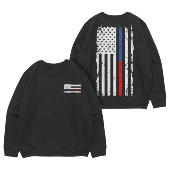 red line sweatshirt