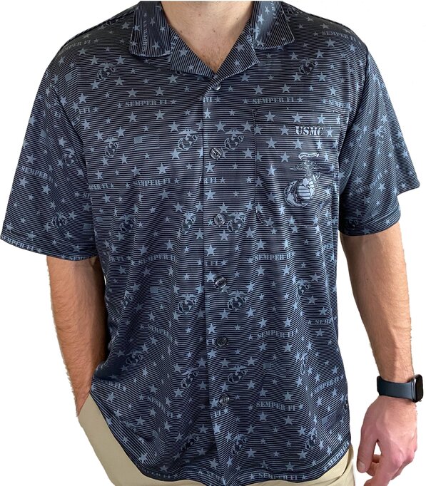 AE Sport Marines Hawaiian Shirt