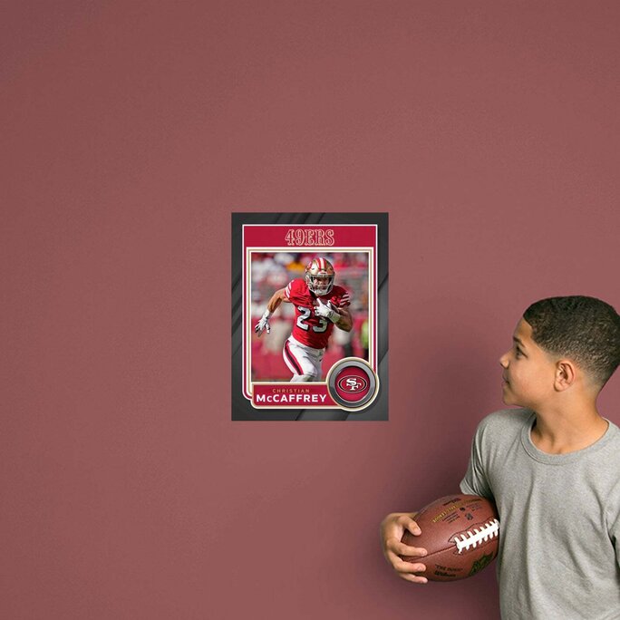 San Francisco 49ers: Christian McCaffrey 2022 Mini Cardstock Cutout - –  Fathead