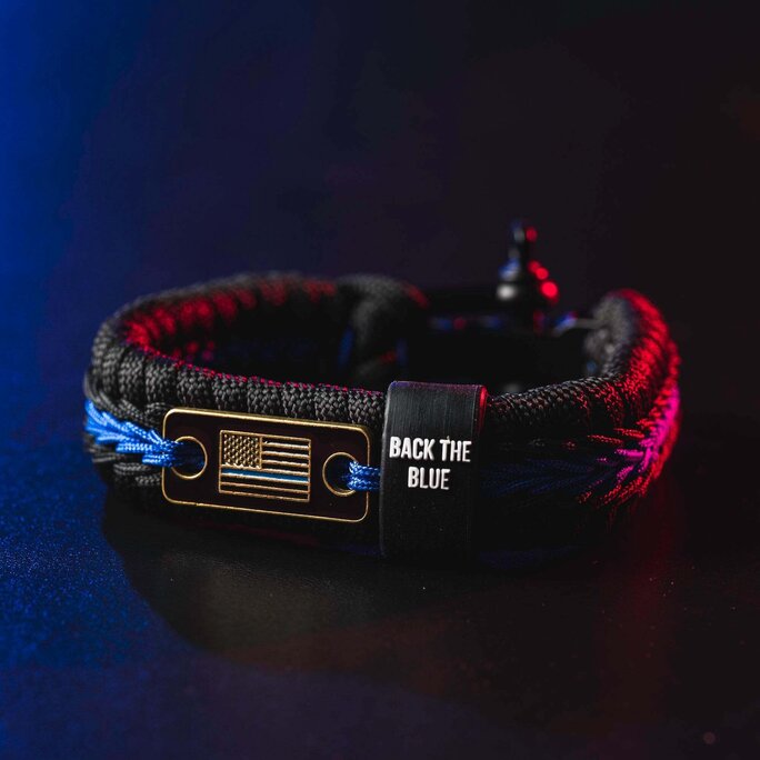 Paracord Bracelets PoliceFirefighter  aMaysing Creations