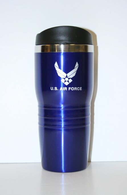 Air Force Plastic 16 oz Travel Mug