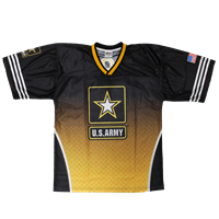 US Air Force Digital Camo Embroidered Football Jersey