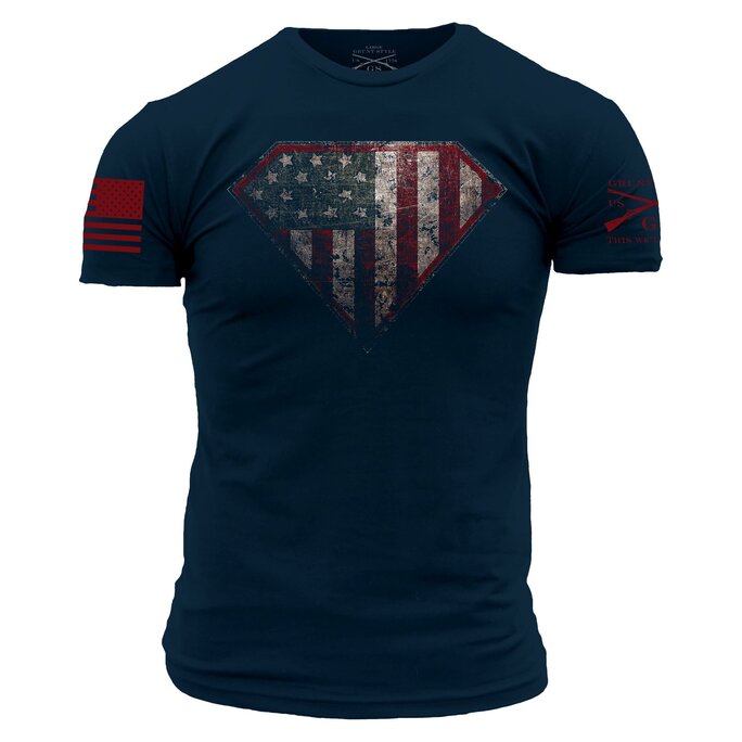 Grunt Style Men s Super Patriot 2.0 T Shirt Discounts for