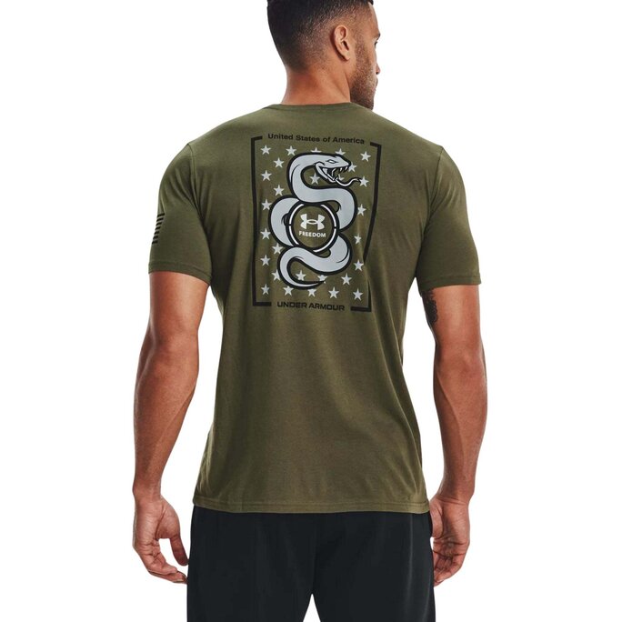 masse Verdensrekord Guinness Book Alle sammen Marines Gear - Under Armour Tac Mission Made T-Shirt (OD Green) - Military  & First Responder Discounts | GovX
