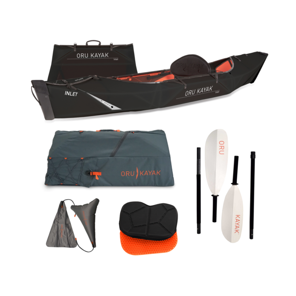 Oru Kayak Overnighter Package (Inlet Black Edition) Military