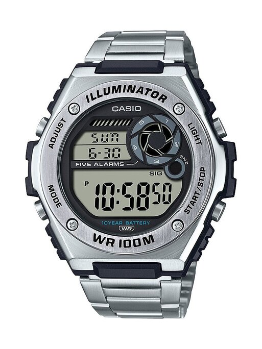 AE2000W-1AV, Illuminator Black and Blue Digital Watch