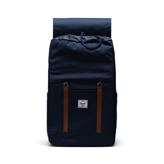 herschel backpack retreat navy Take your laptop to school or on a trip with this Herschel Retreat backpack Herschel Classic Backpack, Navy, Mod