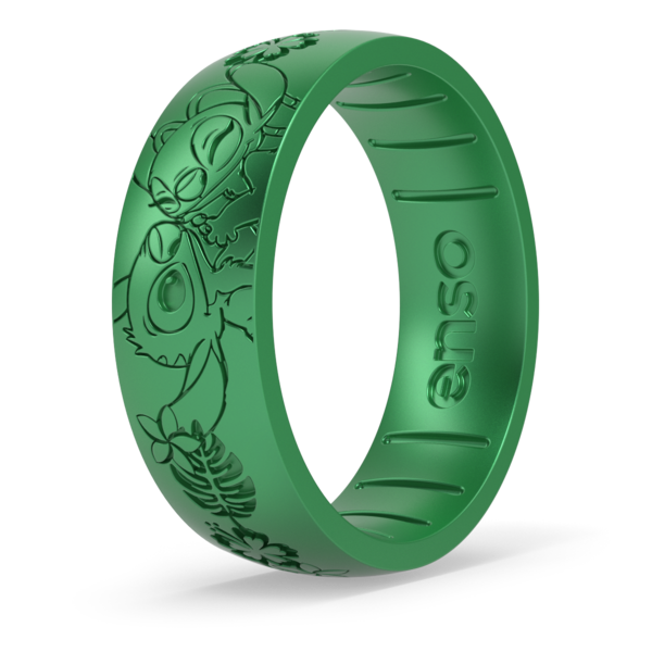 Enso Rings Disney Silicone Rings Stitch & Angel Military & First