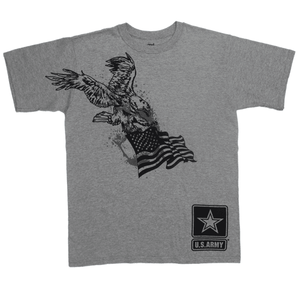 JWM Wholesale - Army Eagle Flag T-Shirt - Military & Gov't Discounts | GovX