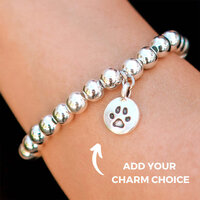 Ampersand Charm - for Lizzy James Charm Bracelets