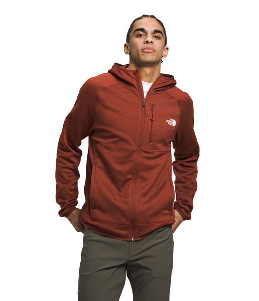 The north face men s canyonlands hoodie brandy brown heather