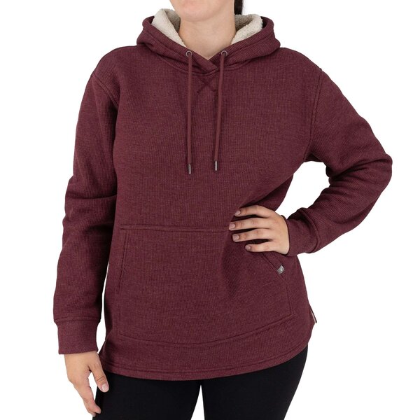 The American Outdoorsman - Women's Bonded Sherpa Lined Thermal Hoodie ...