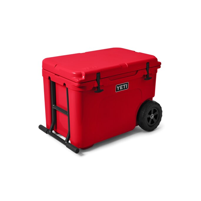 YETI TUNDRA HAUL WHEELED COOLER TAN - sporting goods - by owner