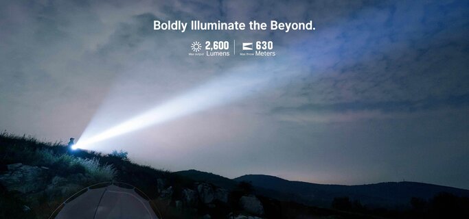 Olight - Warrior X 4 2600 Lumen USB-C Rechargeable Long Throw